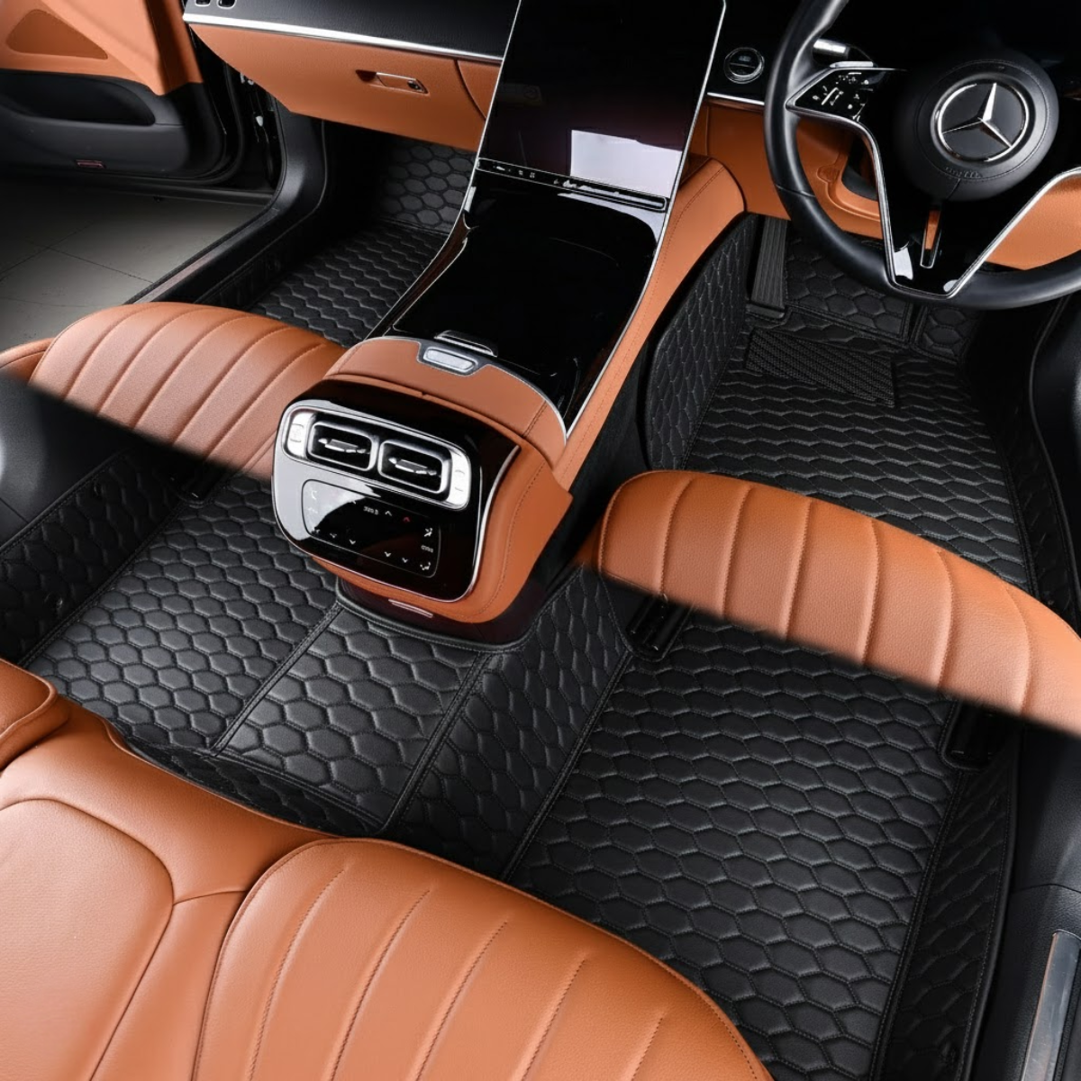 Tapis de sol sur mesure Honeycomb pour voiture